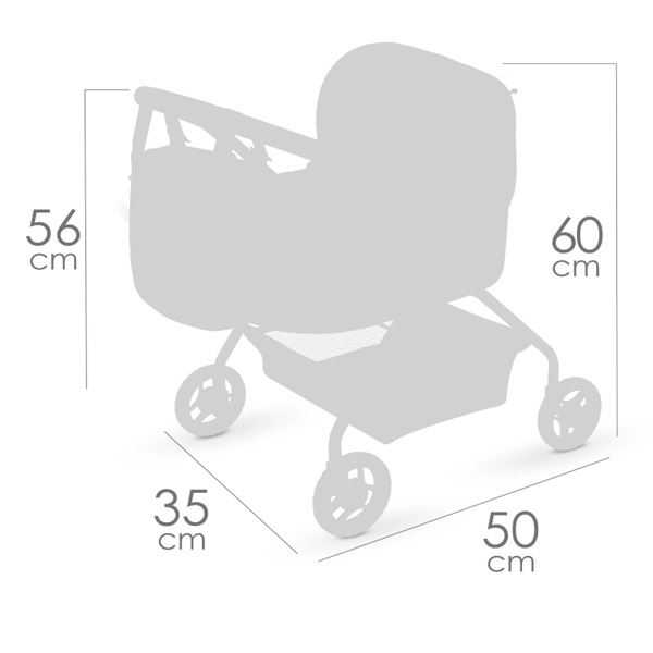 honey mi primer coche de muÑecas hasta 42 cm (decuevas toys - 86070)