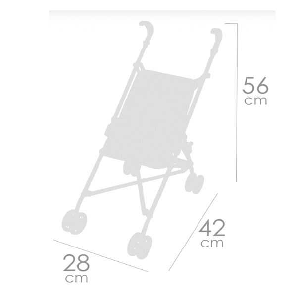 honey silla de muÑecas plegable para muÑcas de hasta 48 cm (decuevas toys - 90070)