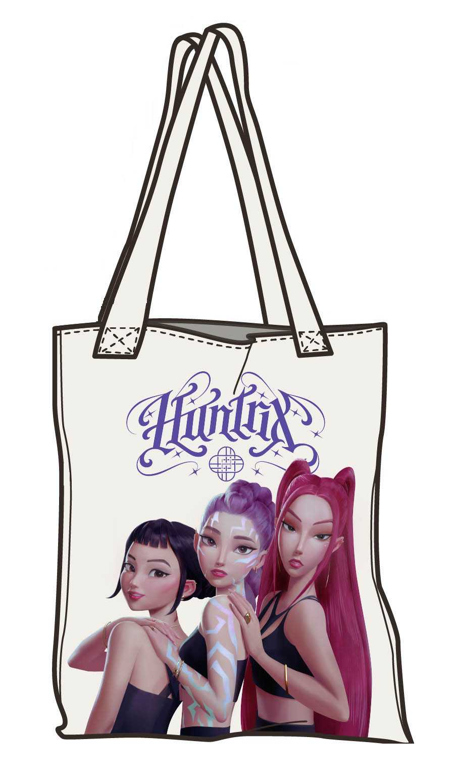k-pop las guerreras bolsa tela algodon (new import - nw1755) k-pop las guerreras bolsa tela algodon (new import - nw1755)