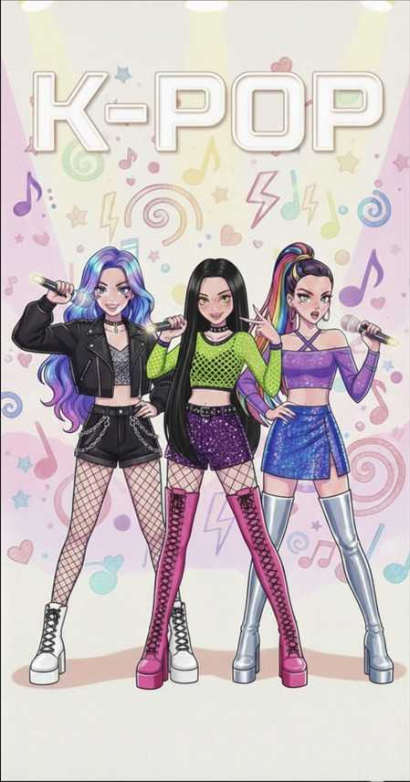 k-pop las guerreras toalla playa micro 70x140 cm (new import -nw1818)