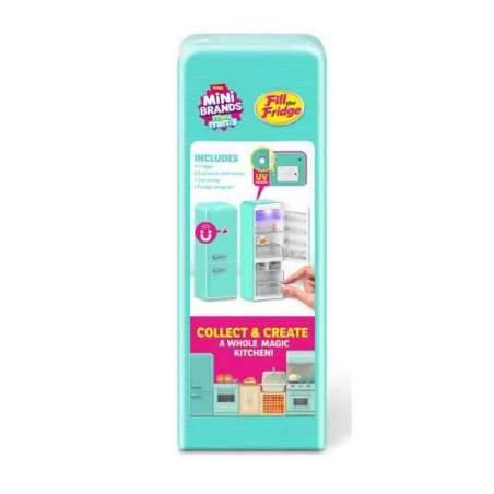zuru mini brands s1 fill the fridge playset (zuru - 77673)
