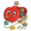 montesori manzana juego de lazos (clementoni - 17600) montesori manzana juego de lazos (clementoni - 17600)