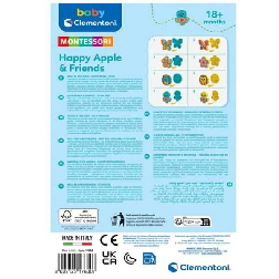 montesori manzana juego de lazos (clementoni - 17600)
