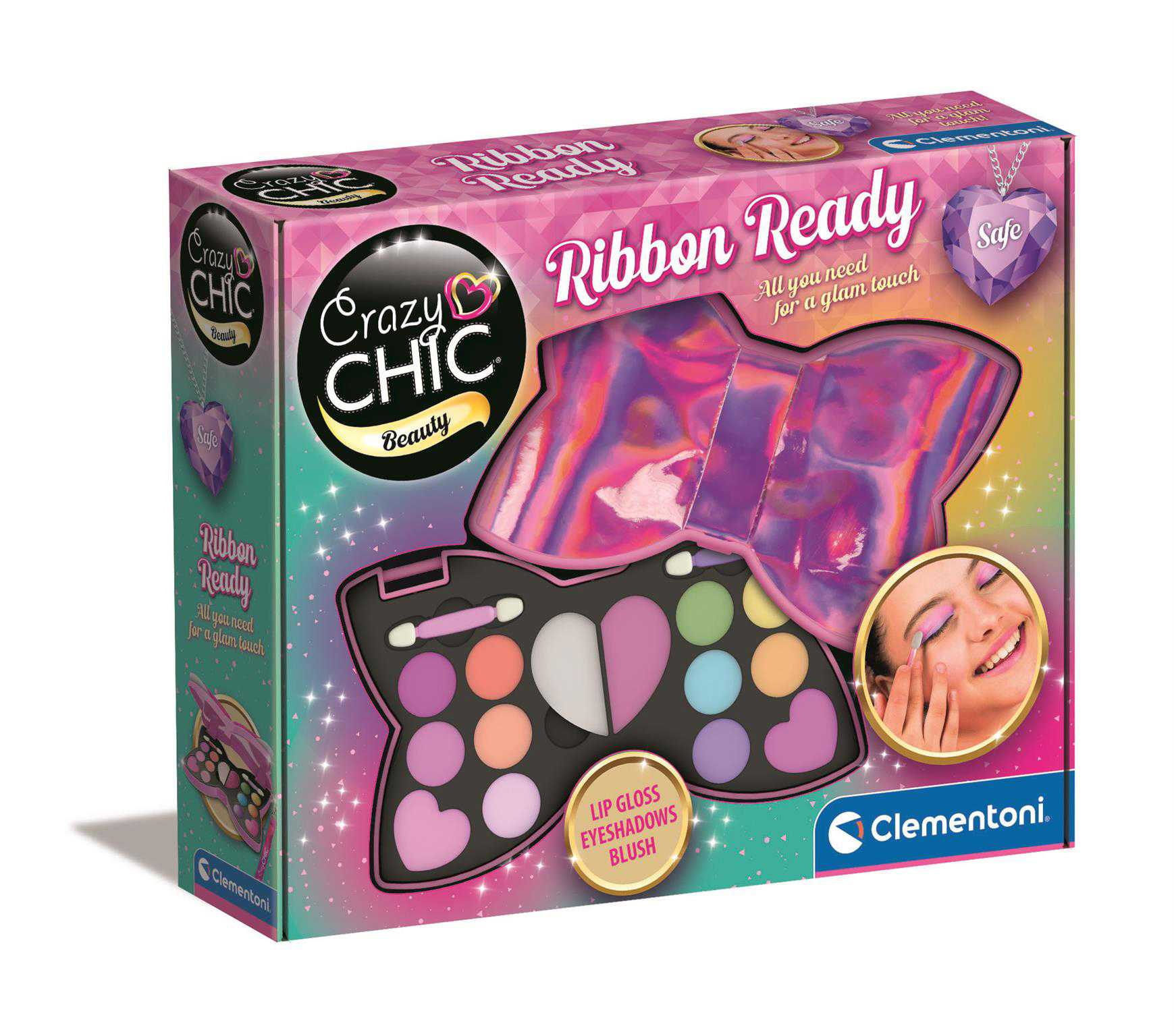 crazy chic estuche maquillaje en forma de lazo (clementoni - 18262) crazy chic estuche maquillaje en forma de lazo (clementoni - 18262)