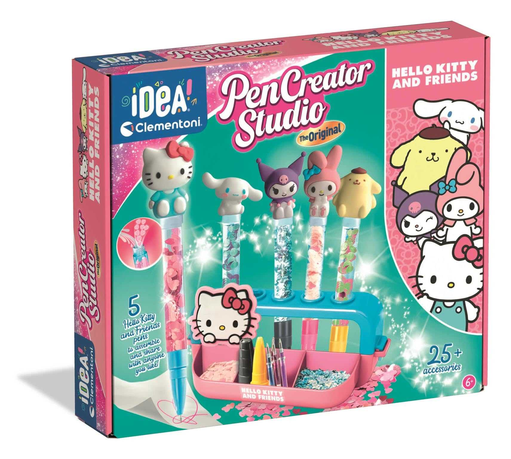 idea clementoni create your hello kitty pens (clementoni - 18276)