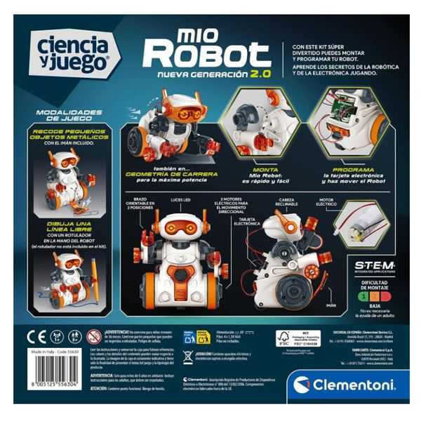 ciencia y juego robot mio nuevo (clementoni - 55630) ciencia y juego robot mio nuevo (clementoni - 55630)