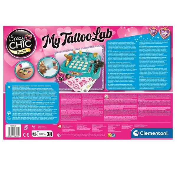 crazy chic nuevo estudio de tattoo (clementoni - 18260)