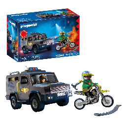 playmobil vehiculo tactico de las fuerzas especial (playmobil - 72066