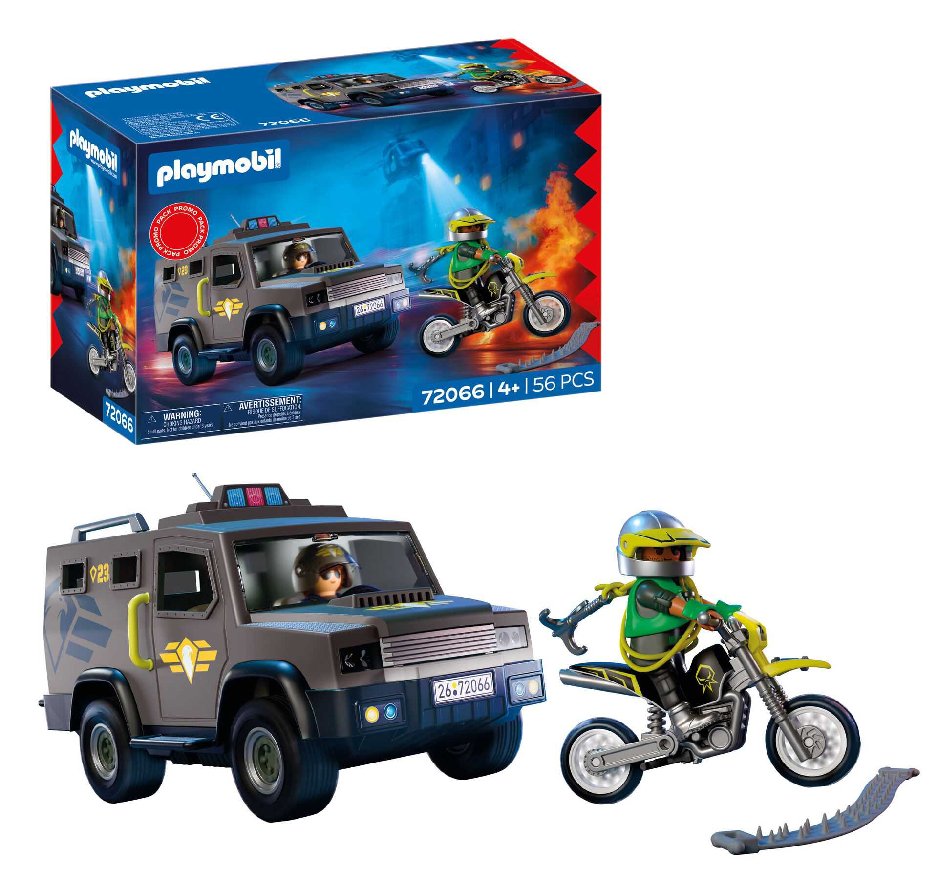 playmobil vehiculo tactico de las fuerzas especial (playmobil - 72066