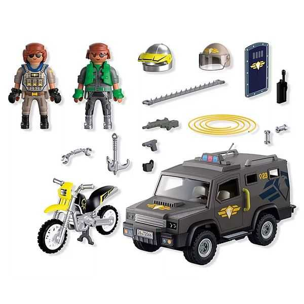 playmobil vehiculo tactico de las fuerzas especial (playmobil - 72066