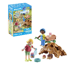 playmobil cuidados de familia de erizos (playmobil - 71512)