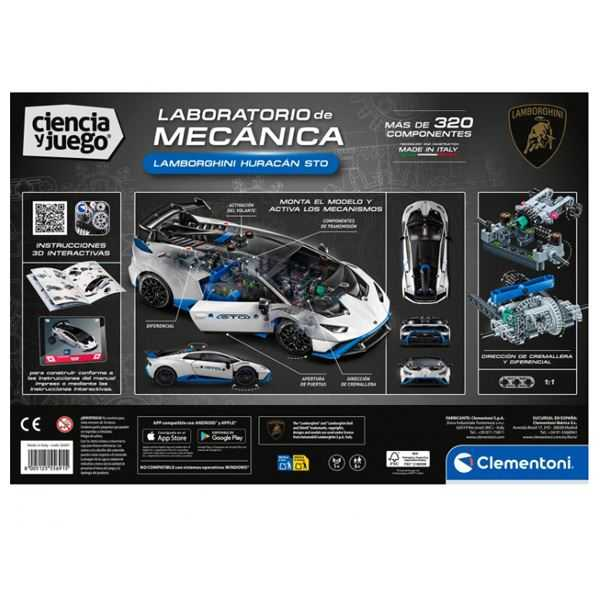 ciencia y juego laboratorio de mecanica lamborghini huracan (clementoni - 55691)