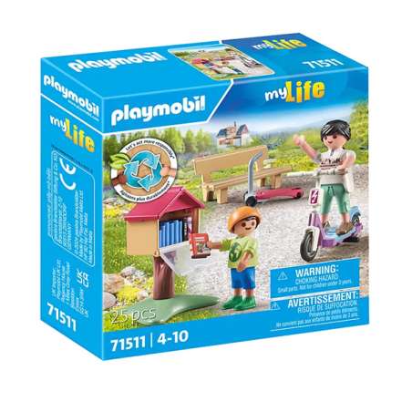 playmobil intercambio de libros (playmobil - 71511)