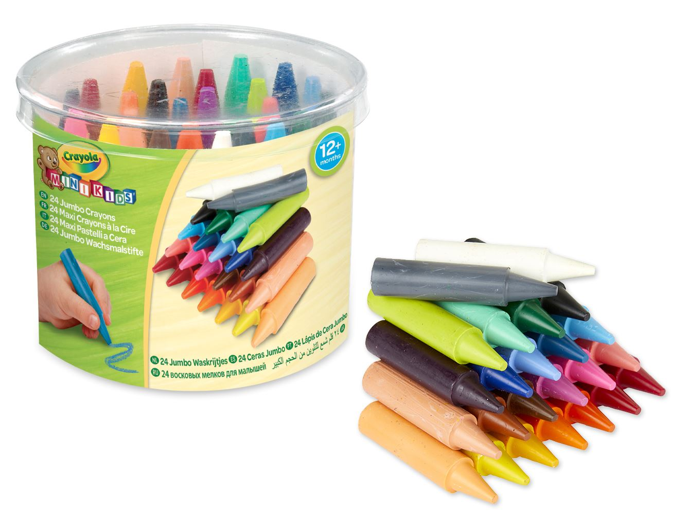 crayola 24 ceras jumbo lavables mk (crayola - 0784) crayola 24 ceras jumbo lavables mk (crayola - 0784)