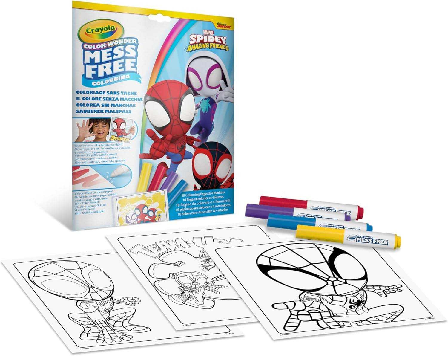 crayola color wonder colorea sin manchas libro spi (crayola - 75-4611)