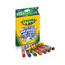 crayola 8 maxi ceras ultra lavables (crayola - 52-3282)