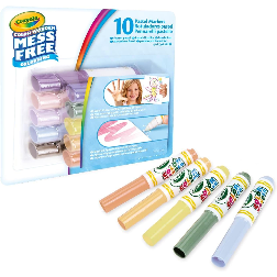 crayola color wonder 10 rotuladores colores pastel (crayola - 75-7019)
