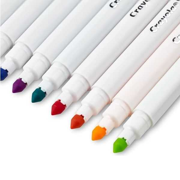crayola 150 rotuladores super punta super tips lavable (crayola - 58-5152)