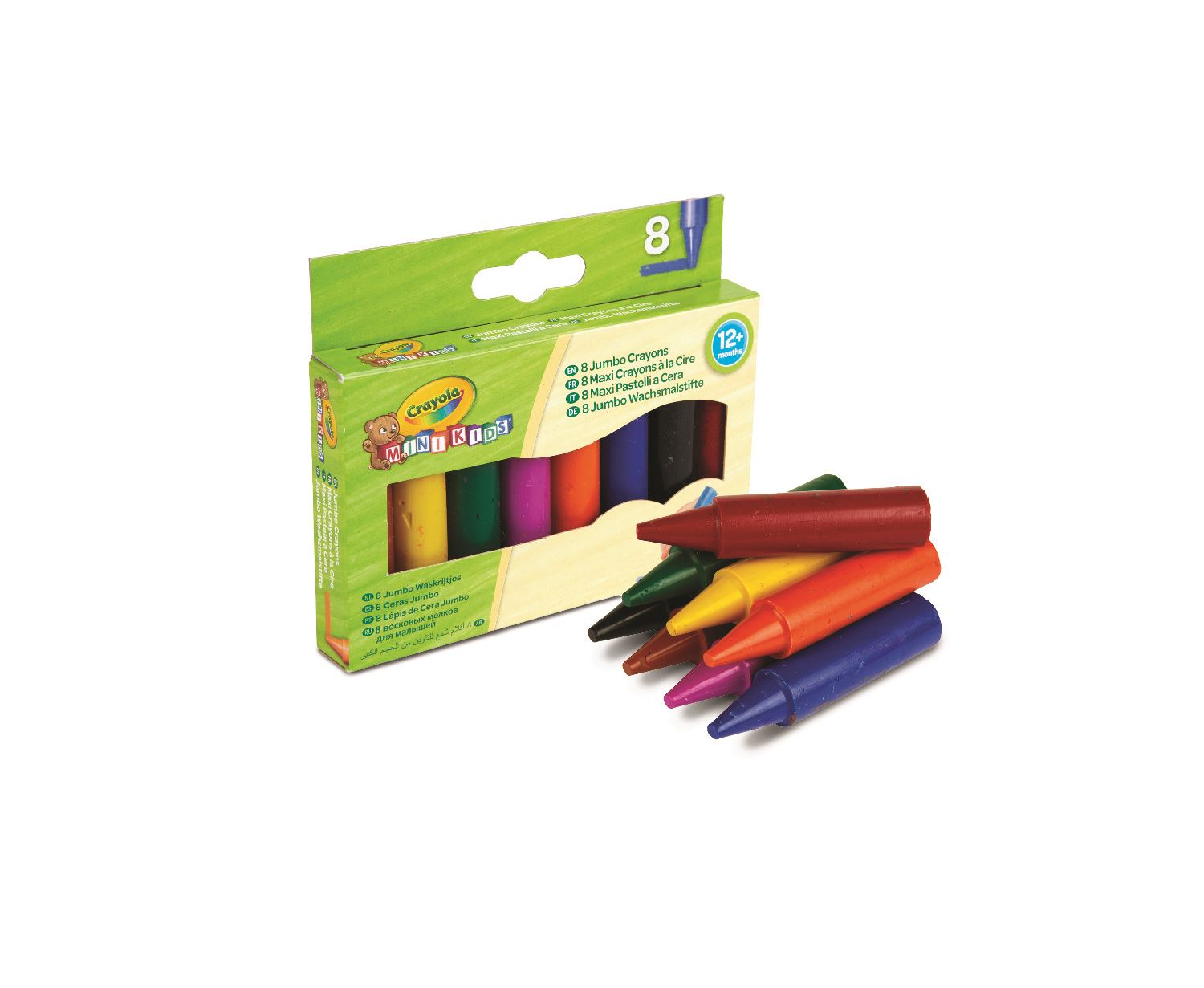 crayola 8 ceras jumbo mk (crayola - 81-0080)