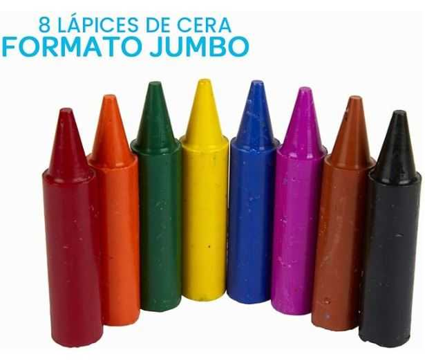 crayola 8 ceras jumbo mk (crayola - 81-0080)