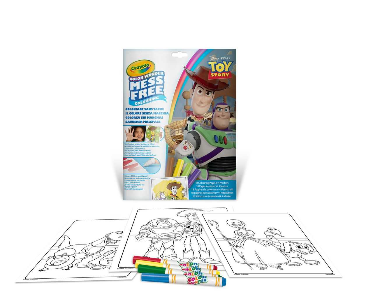 crayola color wonder colorea sin manchas libro toy (crayola - 75-2668g)