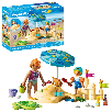 playmobil diversion familiar en la playa (playmobil - 71906)