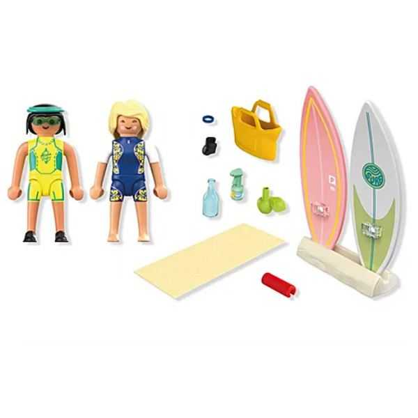 playmobil pequeÑa escuela de surf (playmobil - 71907)