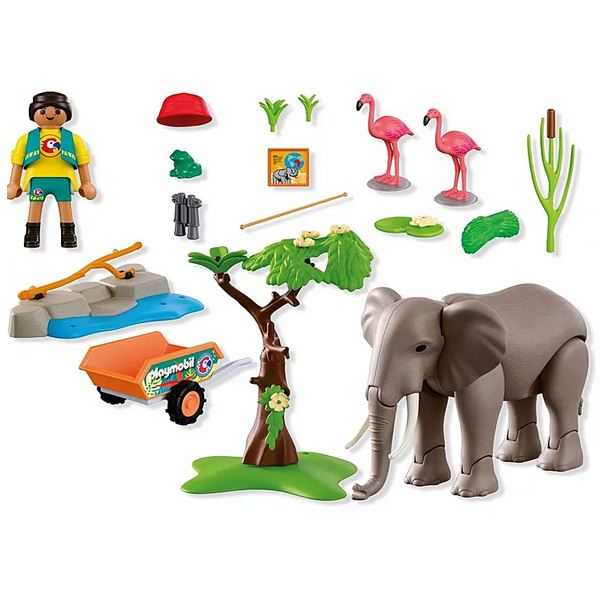 playmobil elefante con cuidadora (playmobil - 72068) playmobil elefante con cuidadora (playmobil - 72068)