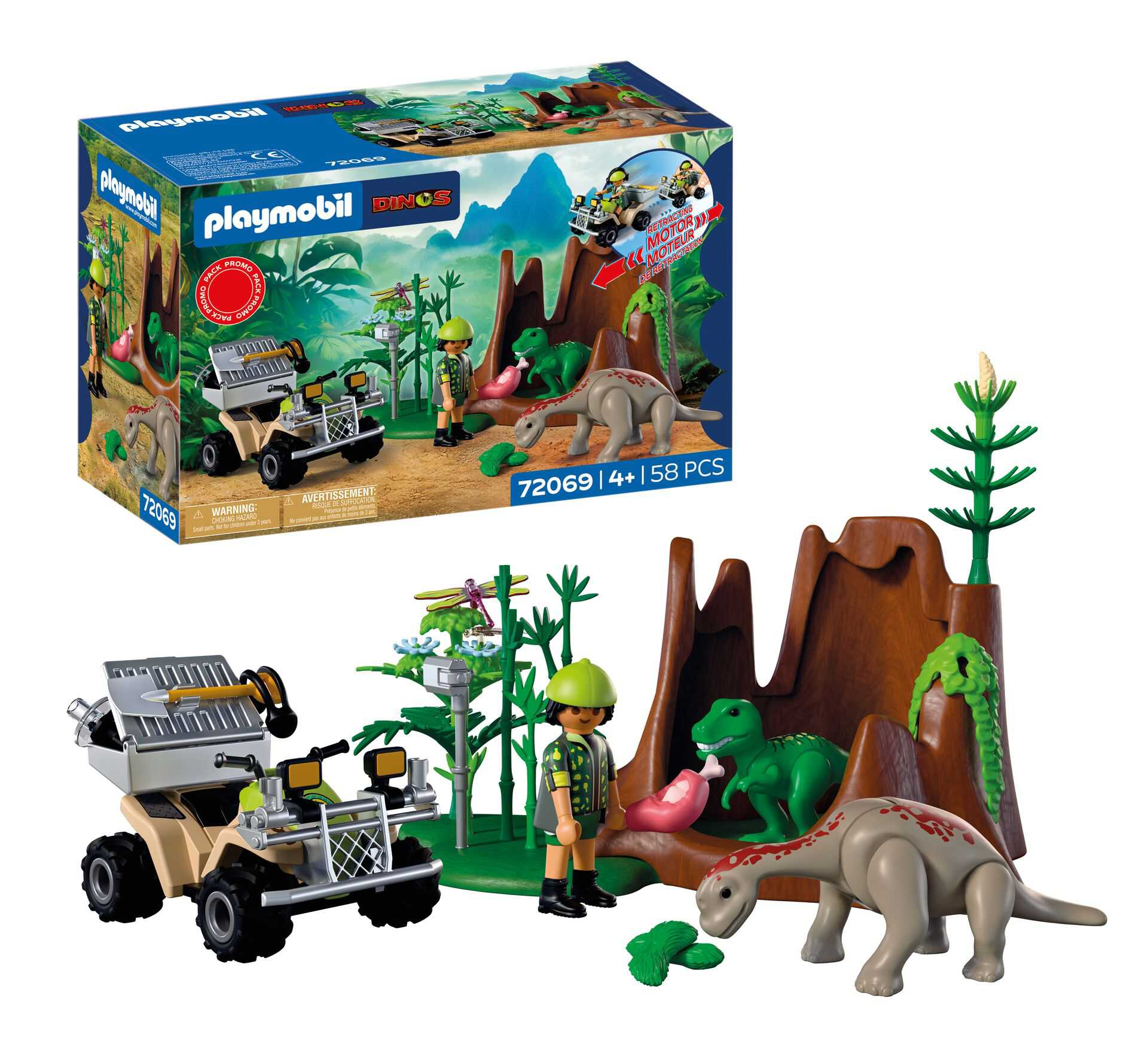 playmobil escondite de dinosaurio (playmobil - 72069)
