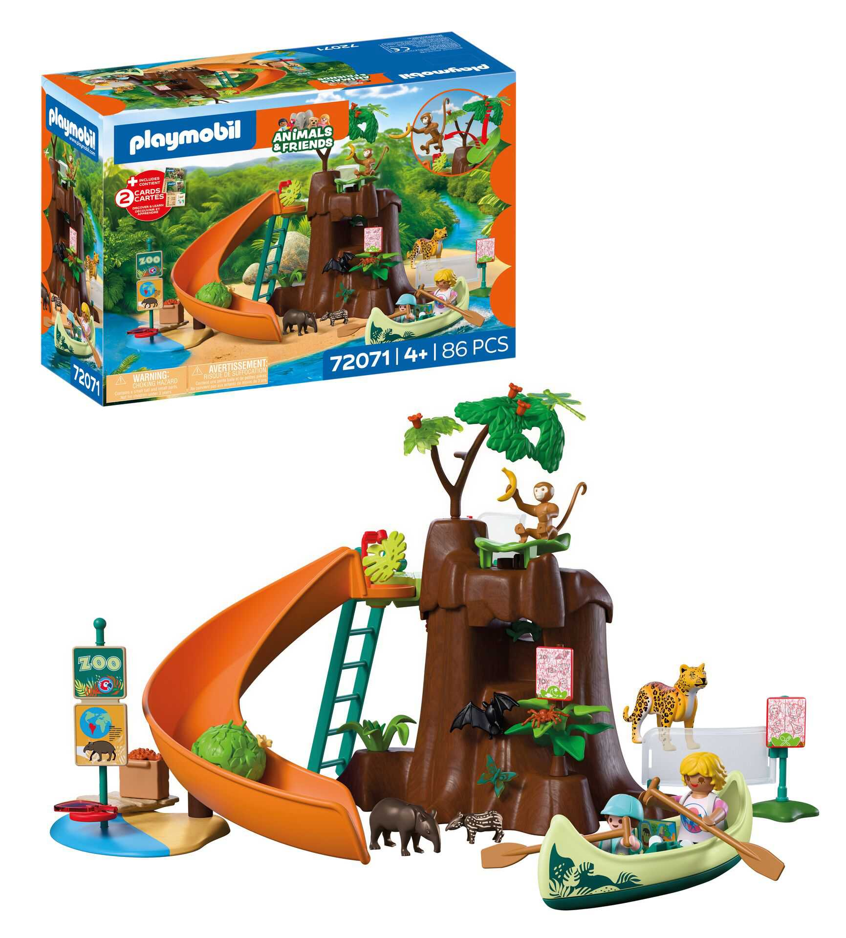 playmobil zoo: aventura en la jungla (playmobil - 72071)