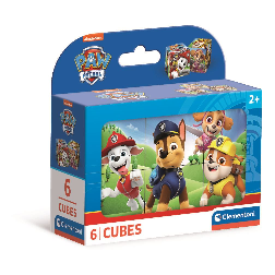 paw patrol rompecabezas 6 cubos (clementoni - 40658)