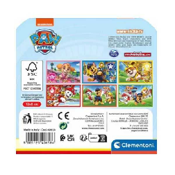 paw patrol rompecabezas 6 cubos (clementoni - 40658)
