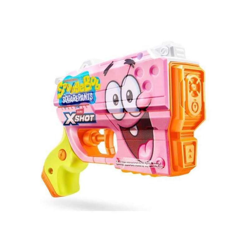 x-shot water pistola bob esponja nano fast fill (zuru - 118199) x-shot water pistola bob esponja nano fast fill (zuru - 118199)