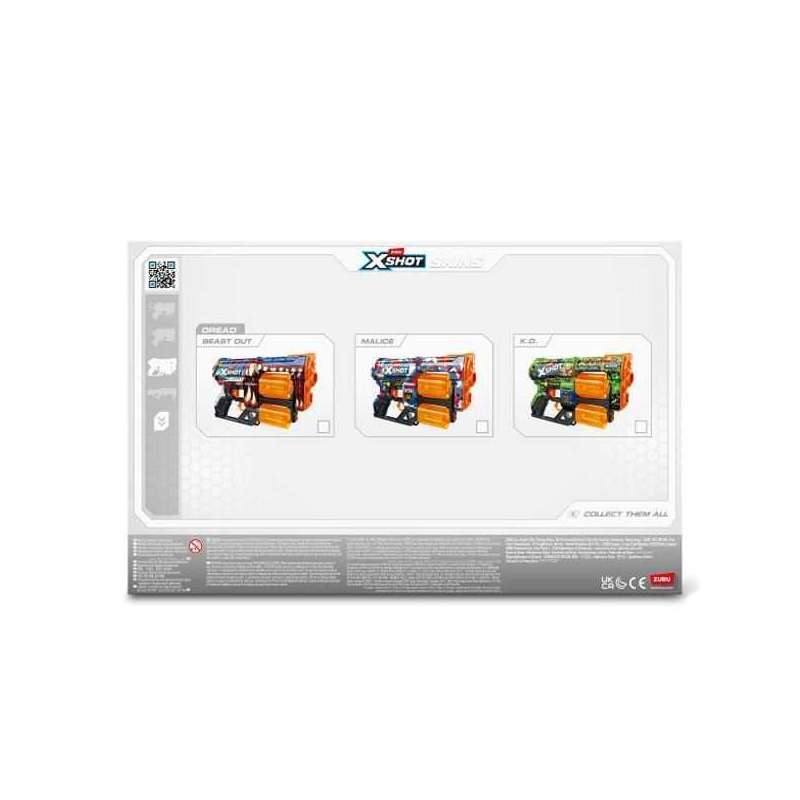 x-shot pistola de dardos skins dread (zuru - 36517)