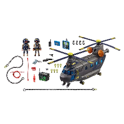 playmobil fuerzas especiales helicoptero (playmobil -  71149)
