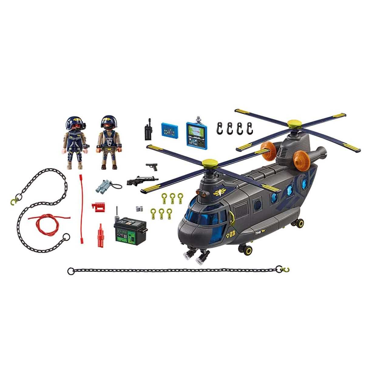 playmobil fuerzas especiales helicoptero (playmobil -  71149)