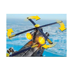 playmobil fuerzas especiales helicoptero (playmobil -  71149)