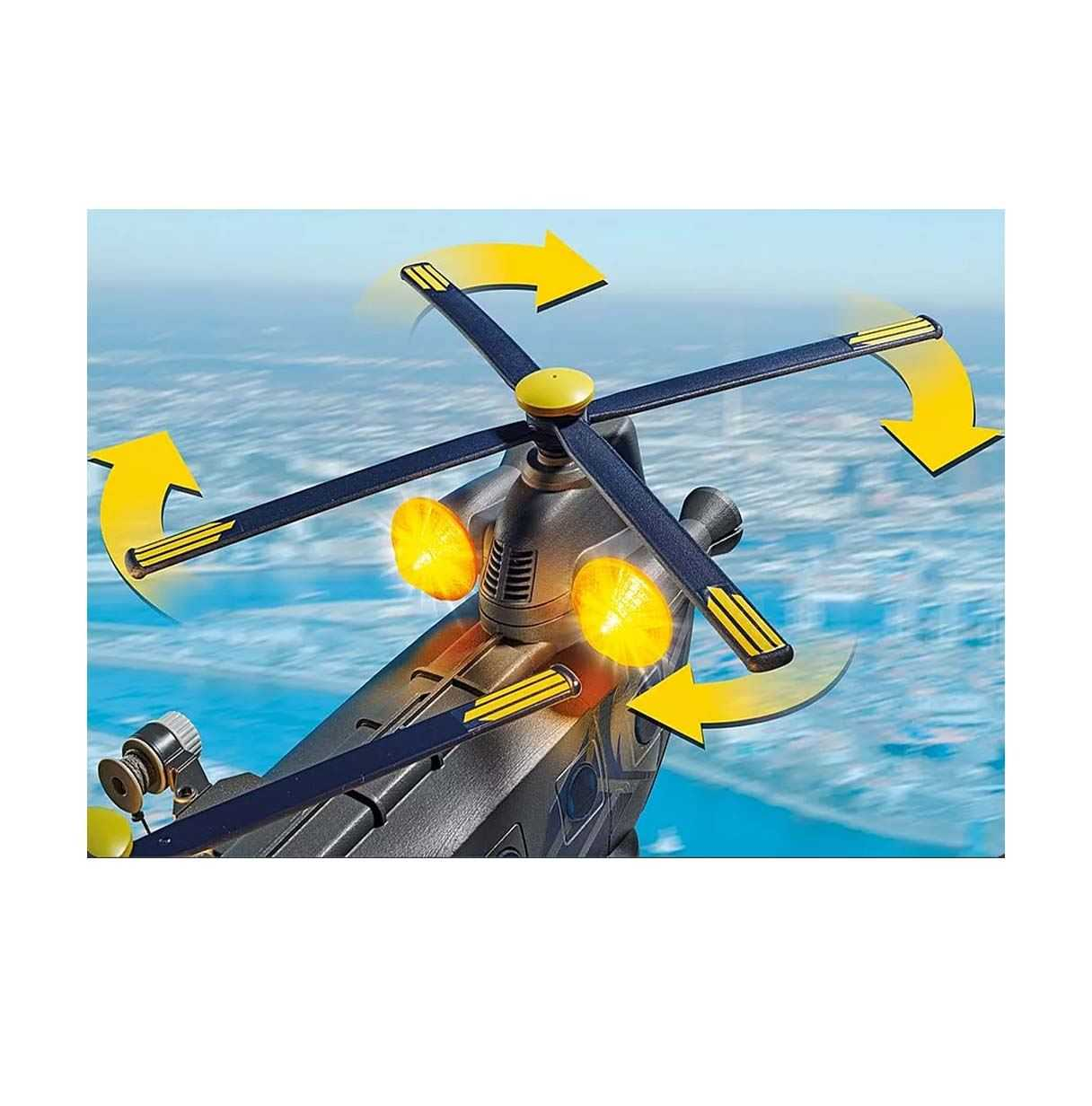 playmobil fuerzas especiales helicoptero (playmobil -  71149)