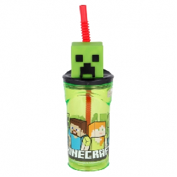 stor vaso figurita 3d 360 ml minecraft ( stor - 40466)