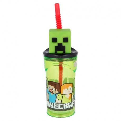 stor vaso figurita 3d 360 ml minecraft ( stor - 40466) stor vaso figurita 3d 360 ml minecraft ( stor - 40466)