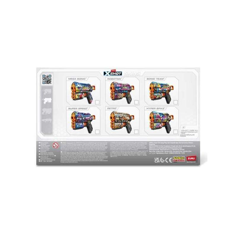 x-shot pistola de dardos flux sonic surtidas (zuru - 36648)