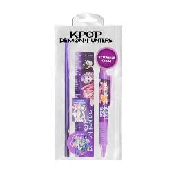 k-pop demon hunter set de papeleria 5 piezas (cyp import - sr2511456)