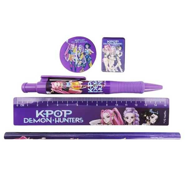 k-pop demon hunter set de papeleria 5 piezas (cyp import - sr2511456) k-pop demon hunter set de papeleria 5 piezas (cyp import - sr2511456)