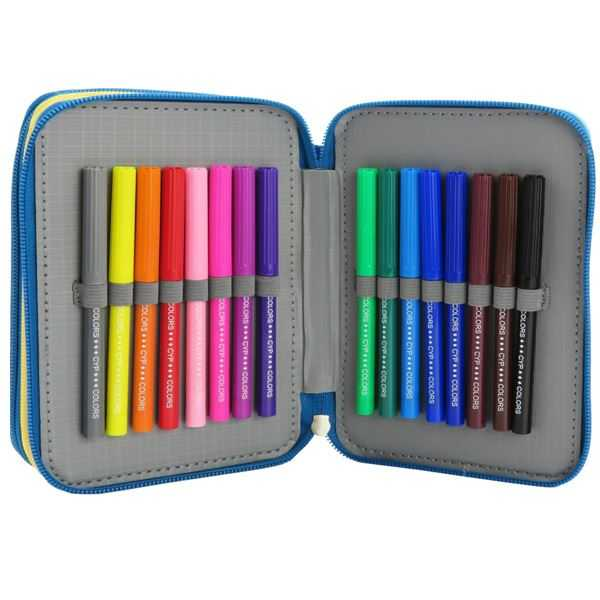 bluey plumier 3 pisos con material escolar (cyp import - ep32-13by) bluey plumier 3 pisos con material escolar (cyp import - ep32-13by)