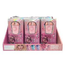 wow generation auriculares inalambricos en forma de vaso rosa (kids licensing - wow00159)