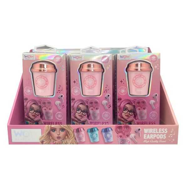 wow generation auriculares inalambricos en forma de vaso rosa (kids licensing - wow00159) wow generation auriculares inalambricos en forma de vaso rosa (kids licensing - wow00159)
