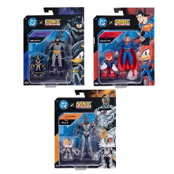 sonic x dc multipack de figuras de 7 y 15 cm serie 2 (jakks pacific - 42898gm)