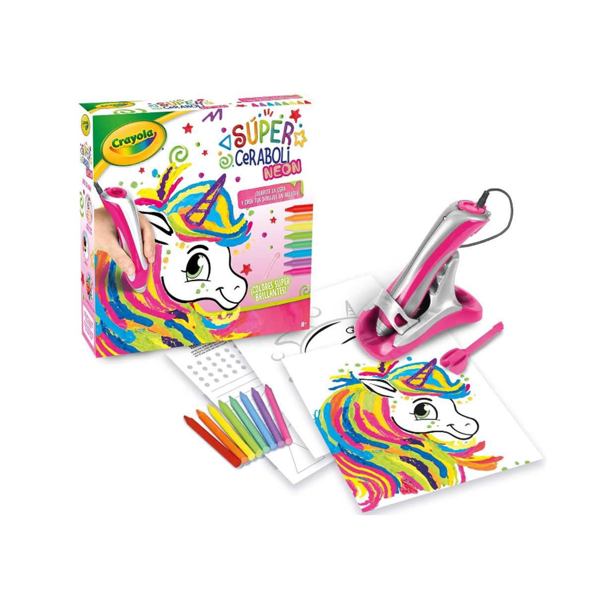 crayola super ceraboli unicornio neon (25-0509) crayola super ceraboli unicornio neon (25-0509)