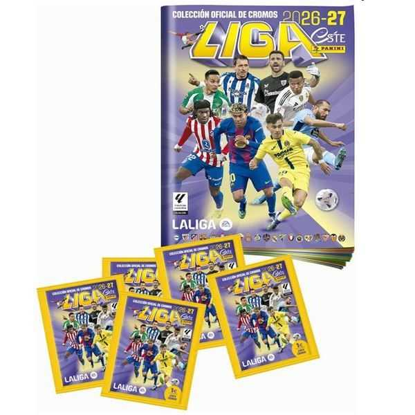 pack album+5 sobres la liga 2026/27 (panini - 8424248928865)