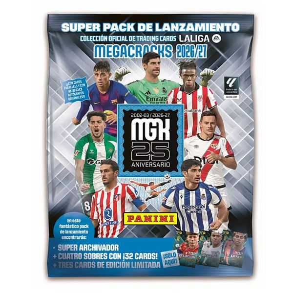 pack megacraks la liga 2026/27 (panini - 8424248928414) pack megacraks la liga 2026/27 (panini - 8424248928414)